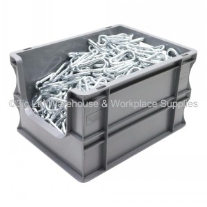 Heavy Duty Stacking Euro Box 40cm 20 Litre Open Front